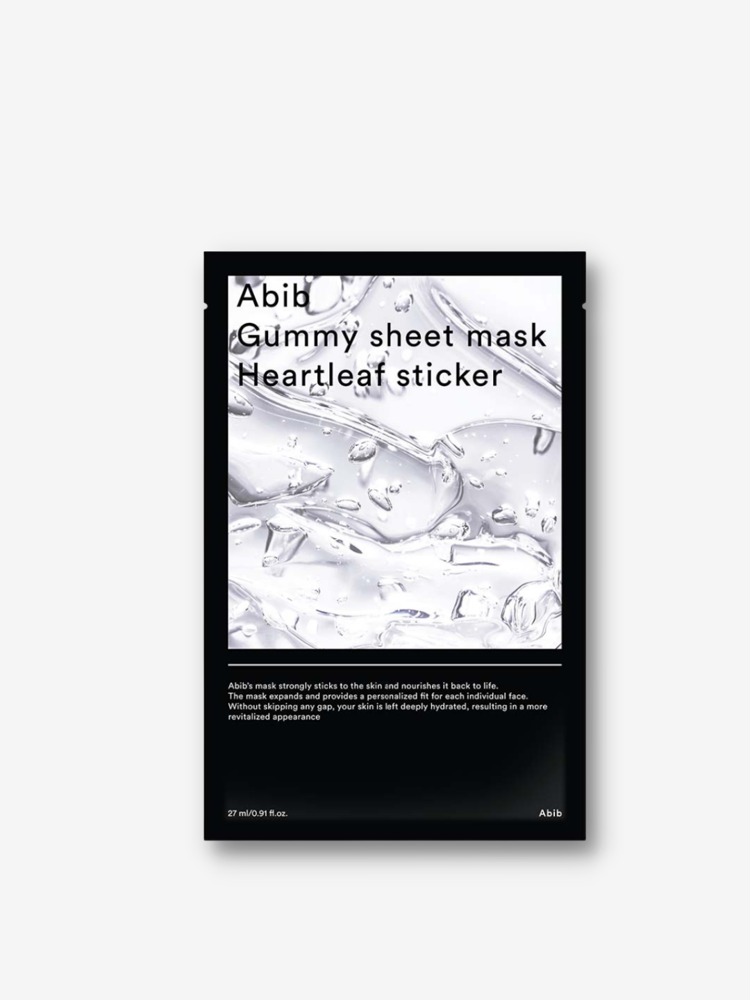 Abib - Gummy Sheet Mask Heartleaf Sticker