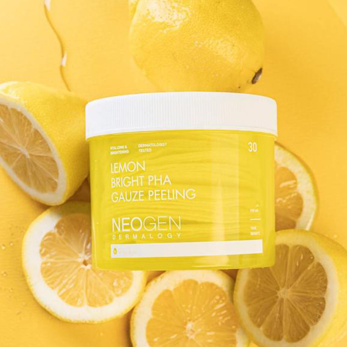 NEOGEN - Lemon Bright PHA Gauze Peeling - 190ml (30 Pads)