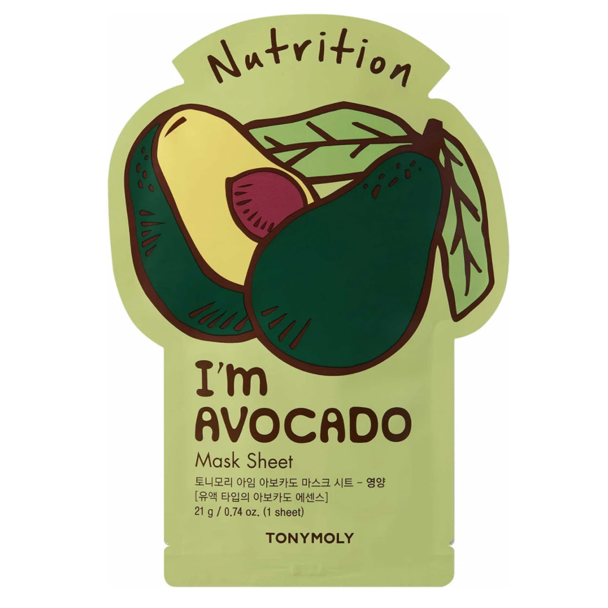 Tonymoly - I Am Avocado Mask Sheet - 21 gr