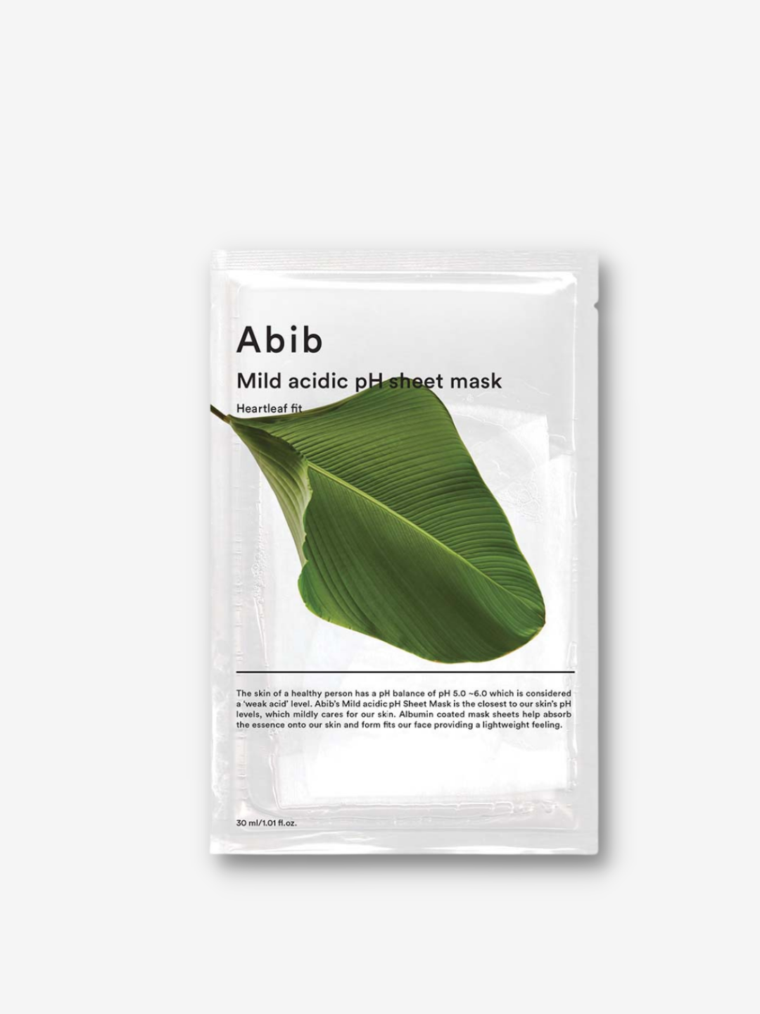 Abib - Mild Acidic pH Sheet Mask Heartleaf Fit